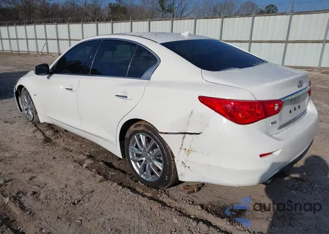 2017 Infiniti Q50 3.0T Premium z USA, uszkodzony, nr VIN JN1EV7AR0HM832877